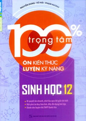 100% Trọng Tâm Ôn Kiến Thức Luyện Kỹ Năng – Sinh Học 12