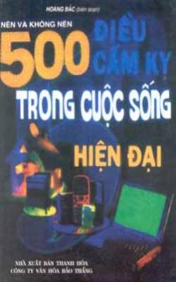 500 Điều Cấm Kỵ Trong Cuộc Sống Hiện Đại