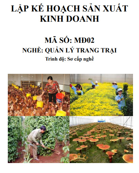 Lập kế hoạch sản xuất kinh doanh